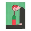 Affiche A3 Jean Jullien - Bouteille
