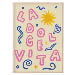Affiche A3 La Dolce Vita
