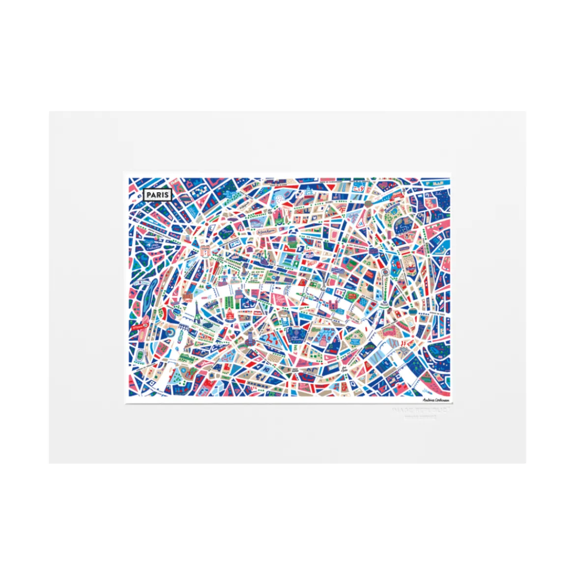 Affiche Antoine Corbineau Paris - 30 x 40 cm