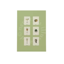 Affiche A3 Sips & Snacks - Green