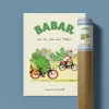 Affiche Babar Babar fait du vélo avec Arthur