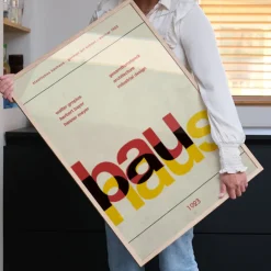 Affiche Bauhaus - Weimar Gropius