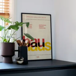 Affiche Bauhaus - Weimar Gropius