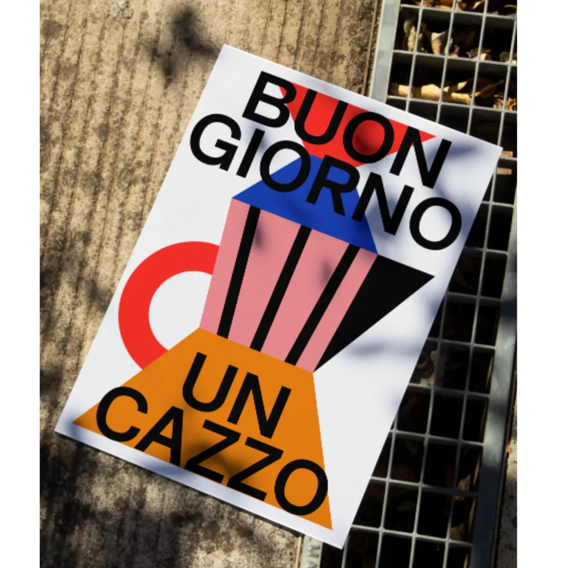 Affiche Buongiorno Un Cazzo - 50x70 cm