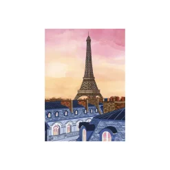 Affiche Clara Panetier N°24 - Tour Eiffel - 30 x 40 cm