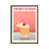 Affiche Cocktail - Elin PK - Amaretto Sour