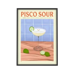 Affiche Cocktail - Elin PK - Pisco Sour