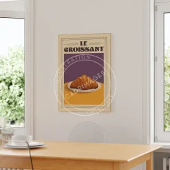 Affiche culture - Le Croissant