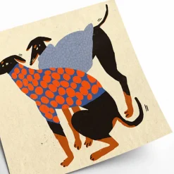 Affiche Enik? Eged - Autumn Doggos - 50 x 50 cm