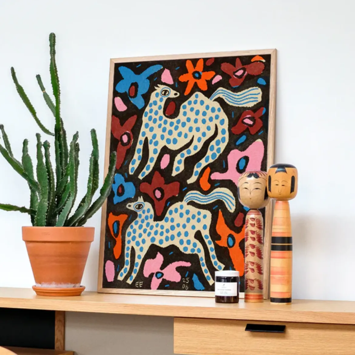 Affiche Enikő Eged - Blue-spotted Magic Horses
