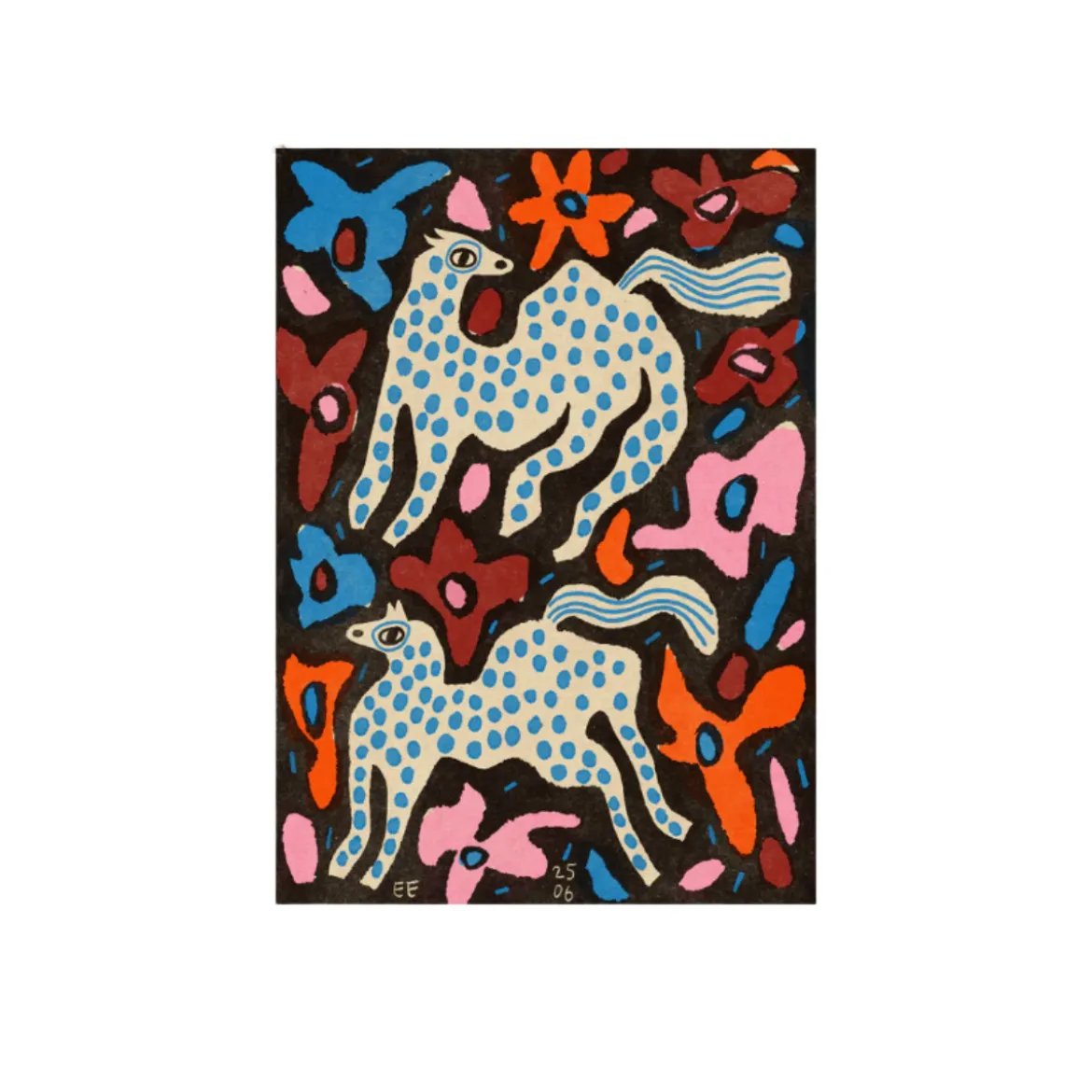 Affiche Enikő Eged - Blue-spotted Magic Horses