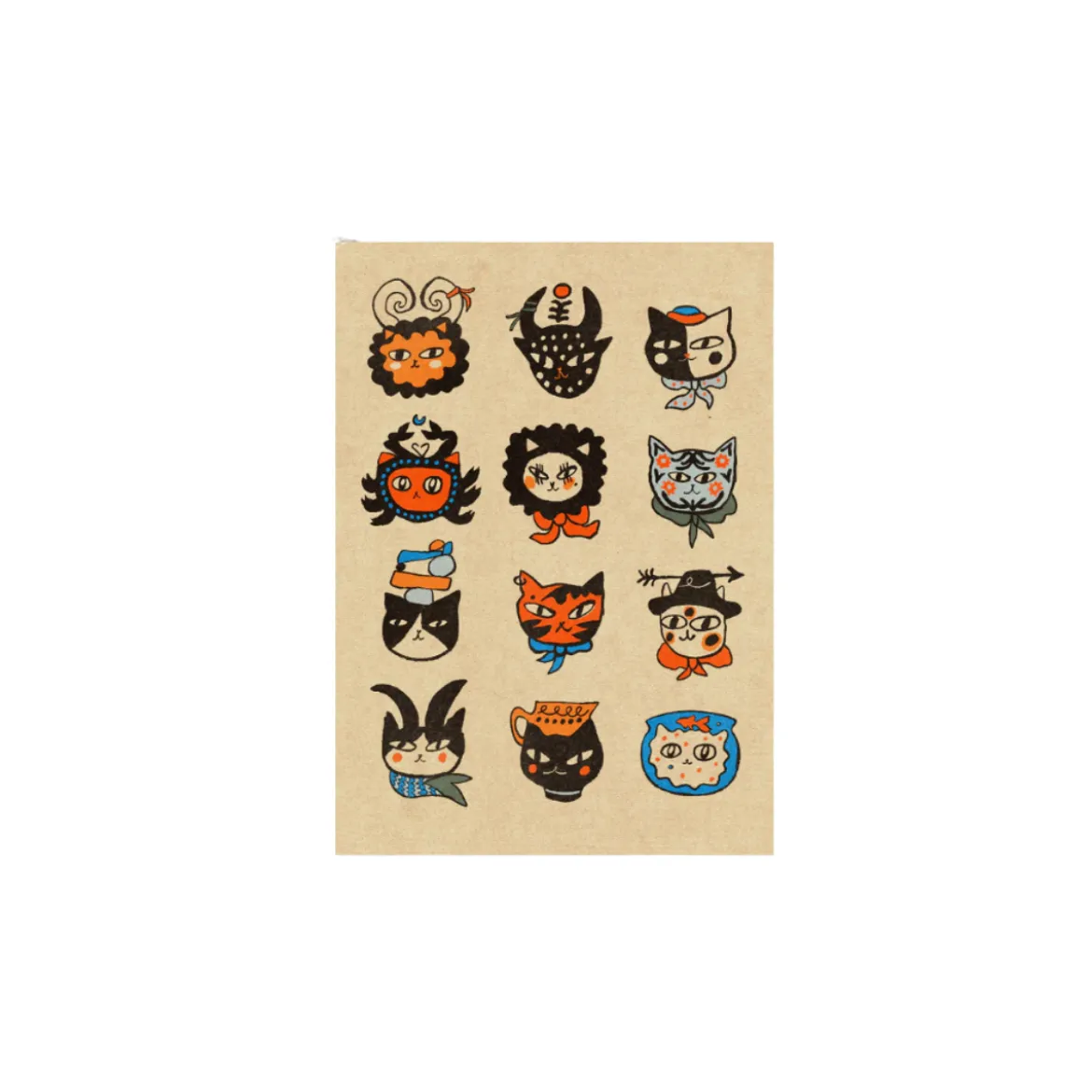 Affiche Enikő Eged - Cat Horoscope