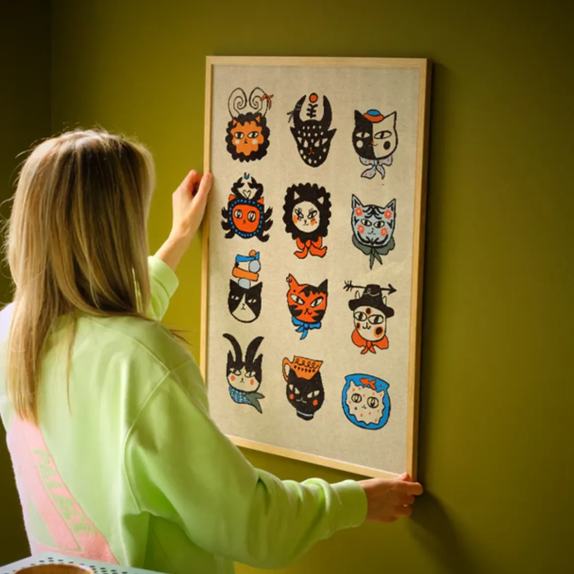 Affiche Enikő Eged - Cat Horoscope