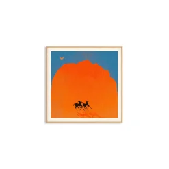 Affiche Enik? Eged - Horses of Wadi Rum - 50 x 50 cm