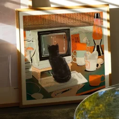 Affiche Eniko Eged - Bodega Cat Pong