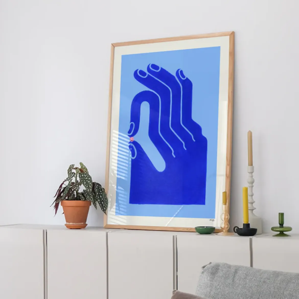 Affiche Frederic Matti - It will be ok Blue