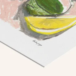 Affiche Laura Page - Oyster Lunch