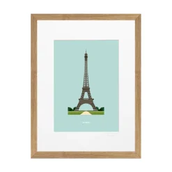 Affiche Le Duo Archi Eiffel Tower France - 30 cm x 40 cm