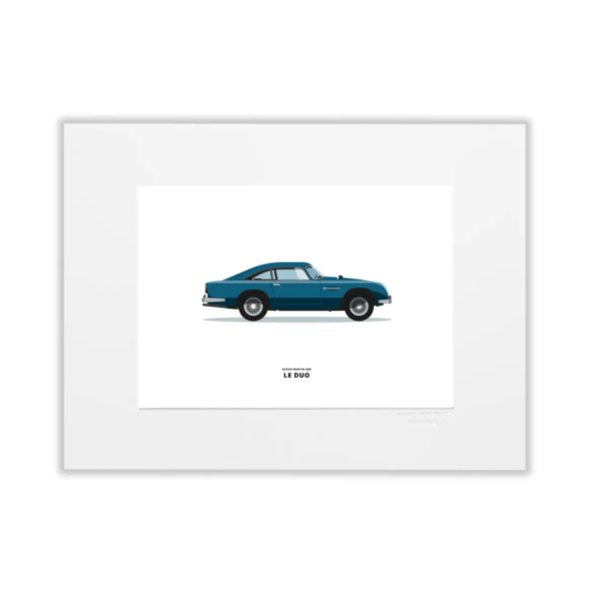 Affiche Le Duo Aston Martin - 30 x 40 cm