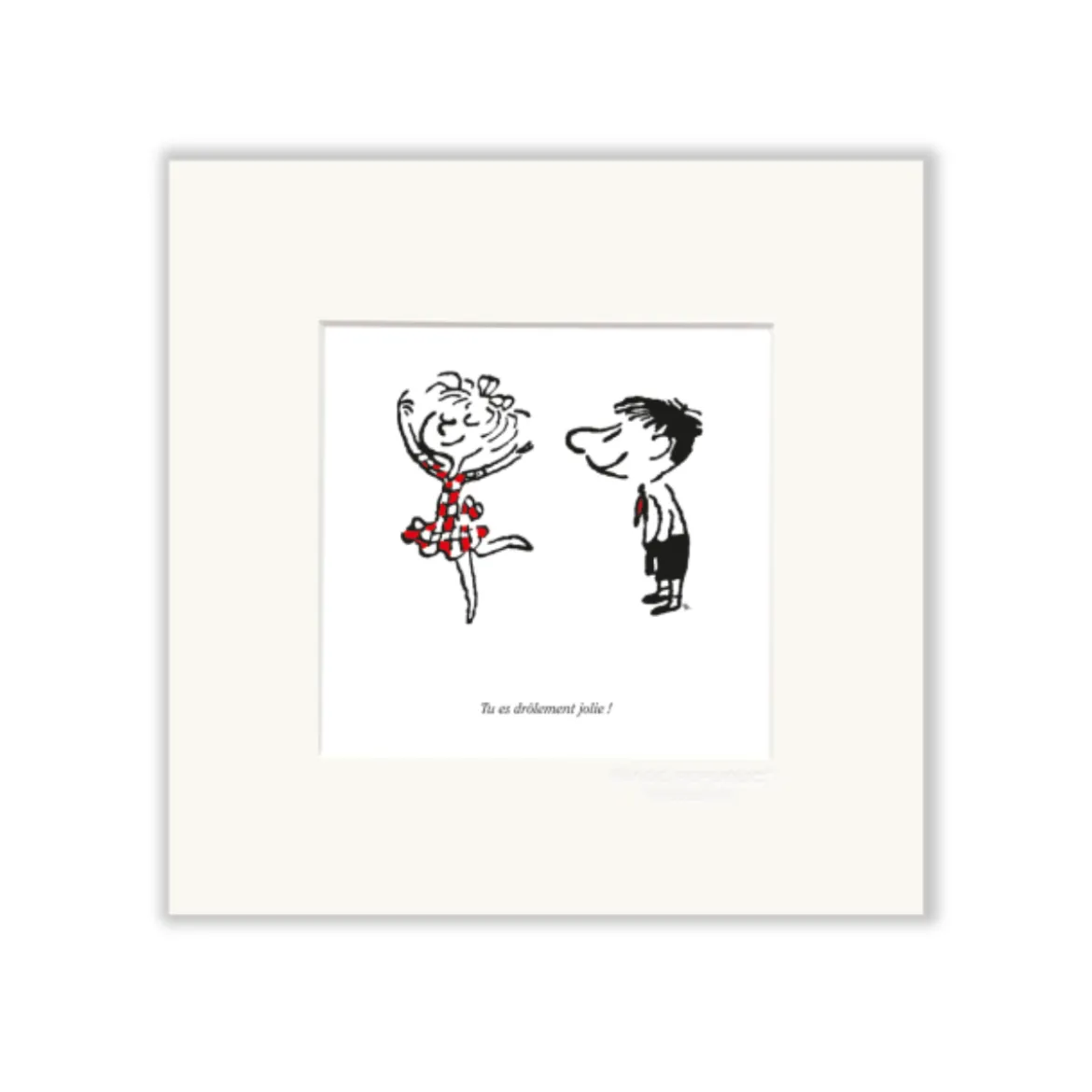 Affiche Le Petit Nicolas Jolie - 22 x 22 cm