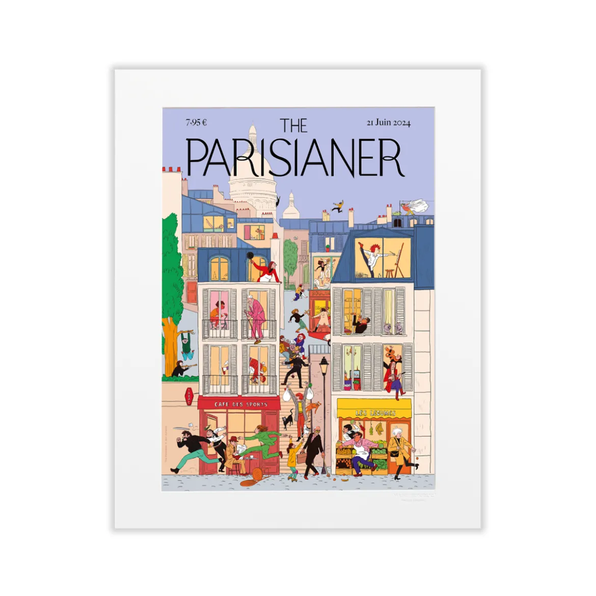 Affiche Le Sport Dans La ville - The Parisianer N°102 - Aznarez