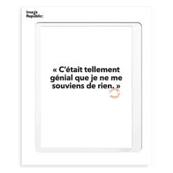 Affiche Loic Prigent C'Etait Tellement - 30 x 40 cm