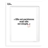 Affiche Loic Prigent Elle Est Parisienne - 30 x 40 cm