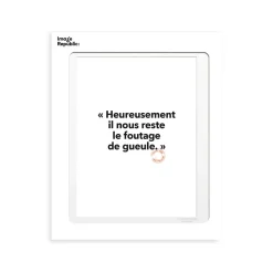 Affiche Loic Prigent 60 Heureusement - 56 x 76 cm