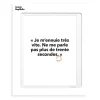 Affiche Loic Prigent Je M'Ennuie - 30 x 40 cm