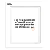 Affiche Loic Prigent Je Ne Pourrais - 30 x 40 cm