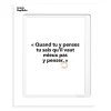 Affiche Loic Prigent Quand Tu Y Penses - 30 x 40 cm
