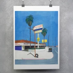 Affiche Los Angeles, California - Nao Tatsumi