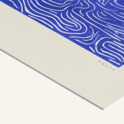 Affiche Maliv One+One=Three - Bleu