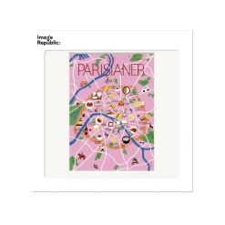 Affiche N72 Falière - The Parisianer - 22 x 22 cm