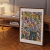 Affiche Roland-Garros 1999 - Antonio Segui - 30 x 40 cm