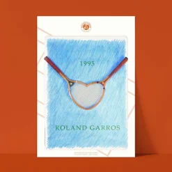Affiche Roland-Garros 1995 - Donald Lipski - 30 x 40 cm
