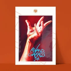 Affiche Roland-Garros 1994 - Ernest Pignon-Ernest - 30 x 40 cm