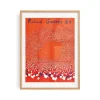 Affiche Roland-Garros 1984 - Gilles Aillaud - 30 x 40 cm