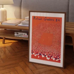 Affiche Roland-Garros 1984 - Gilles Aillaud - 30 x 40 cm