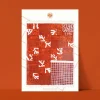 Affiche Roland-Garros 1996 - Jean-Michel Meurice - 30 x 40 cm