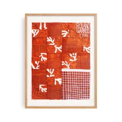 Affiche Roland-Garros 1996 - Jean-Michel Meurice - 30 x 40 cm