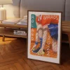 Affiche Roland-Garros 2022 - Louise Sartor - 30 x 40 cm