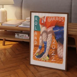 Affiche Roland-Garros 2022 - Louise Sartor - 30 x 40 cm