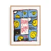 Affiche Roland-Garros 1988 - Pierre Alechinsky - 30 x 40 cm