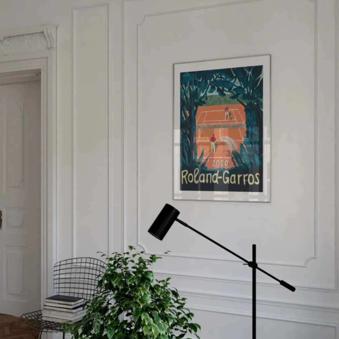 Affiche Roland-Garros 2020 - Pierre Seinturier - 30 x 40 cm