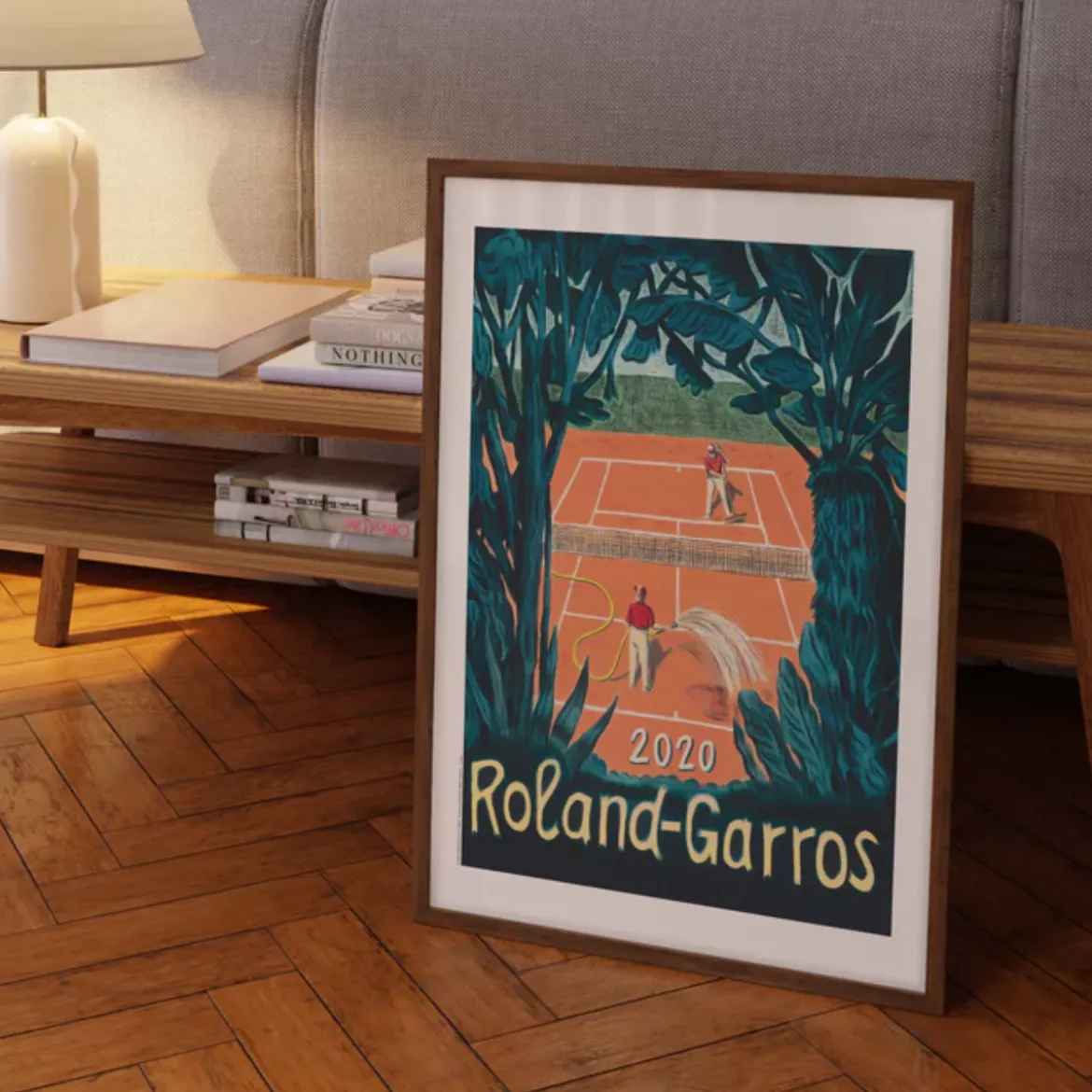 Affiche Roland-Garros 2020 - Pierre Seinturier - 30 x 40 cm