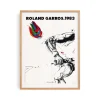 Affiche Roland-Garros 1983 - Vladimir Velickovic - 30 x 40 cm