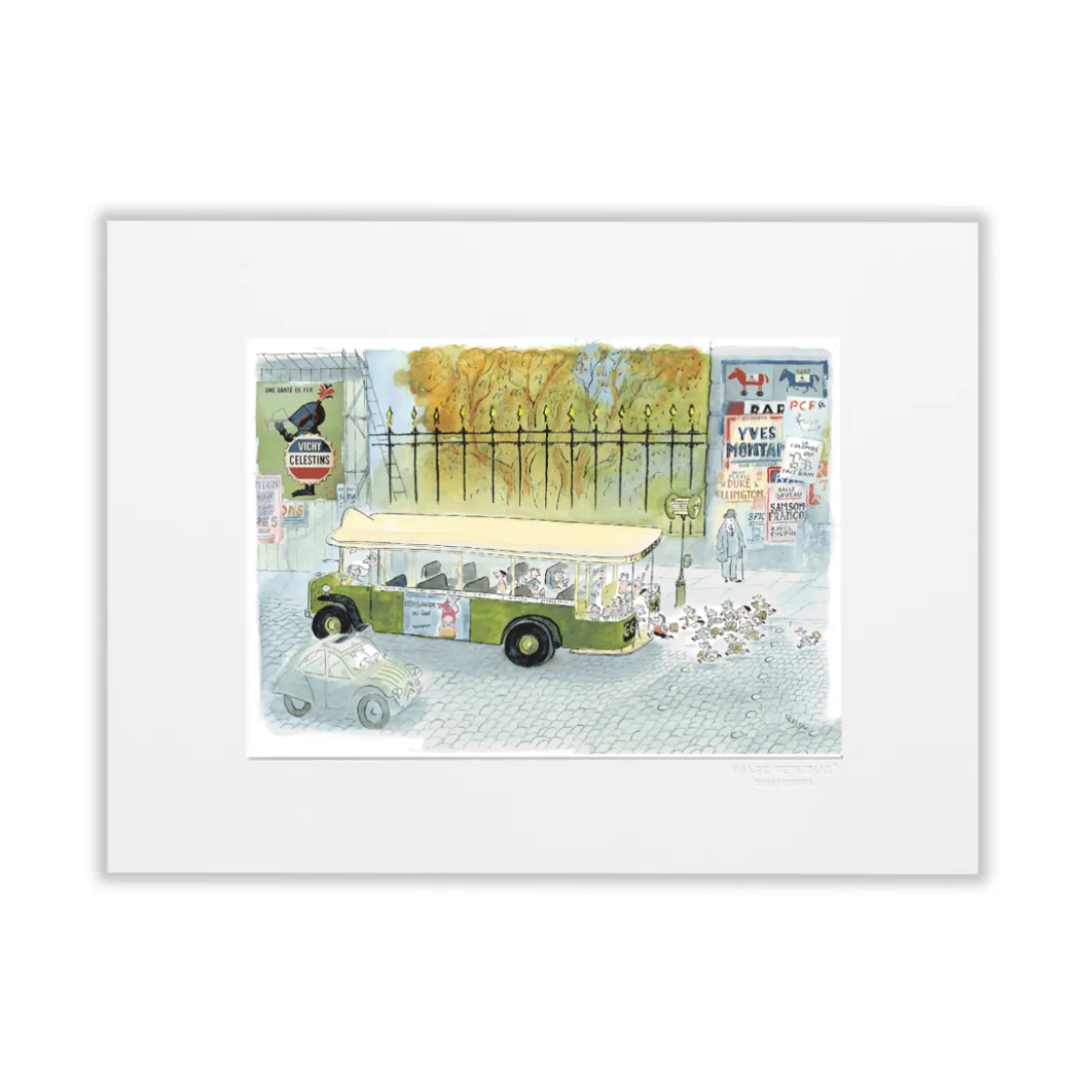 Affiche Sempé Lignes 66 - 30 x 40 cm