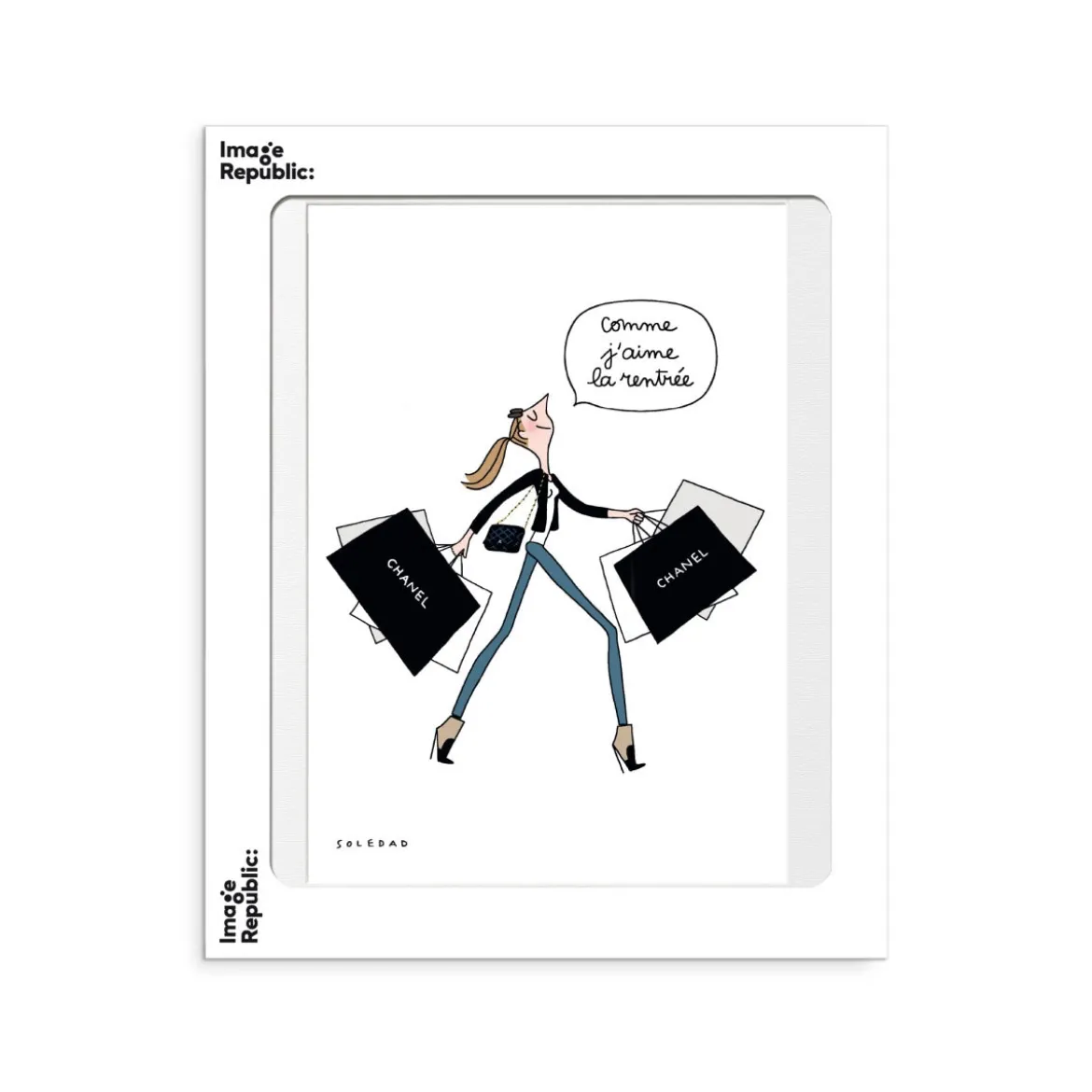 Affiche Soledad Chanel - 30 x 40 cm
