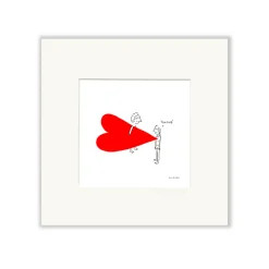 Affiche Soledad Coeur 10 - 22 x 22 cm